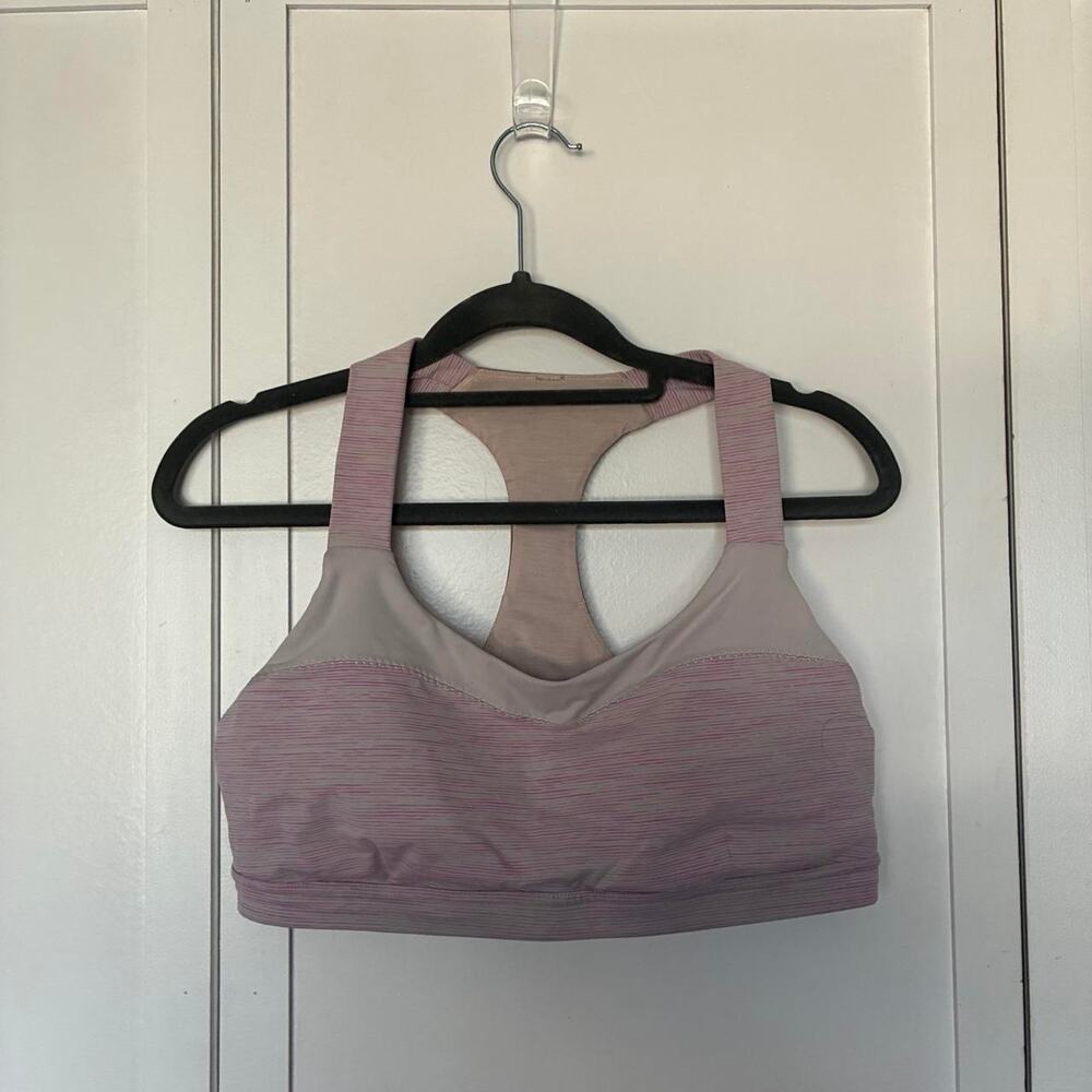 Purplepink lululemon sports bra with